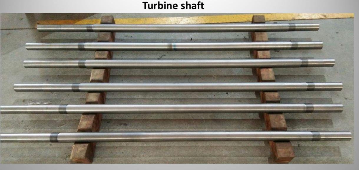 Turbine shafts